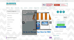 Desktop Screenshot of bloggerresourceroom.com