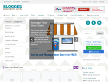 Tablet Screenshot of bloggerresourceroom.com
